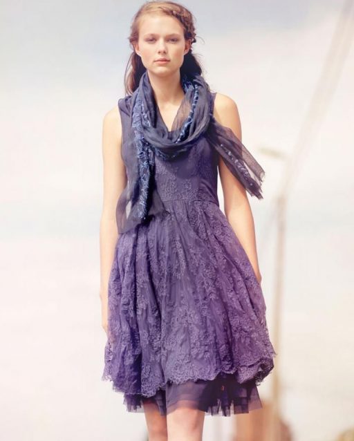 VIBGYOR Styles dress in purple